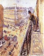 Edvard Munch Rue Lafayette oil painting artist